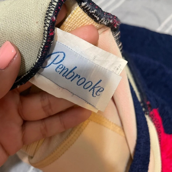 Penbrooke crinkled one piece swimsuit plus size - Picture 4 of 6